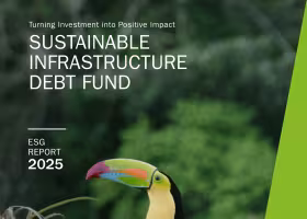 Sustainable Infrastructure Debt Fund ESG Report 2025 Cover
